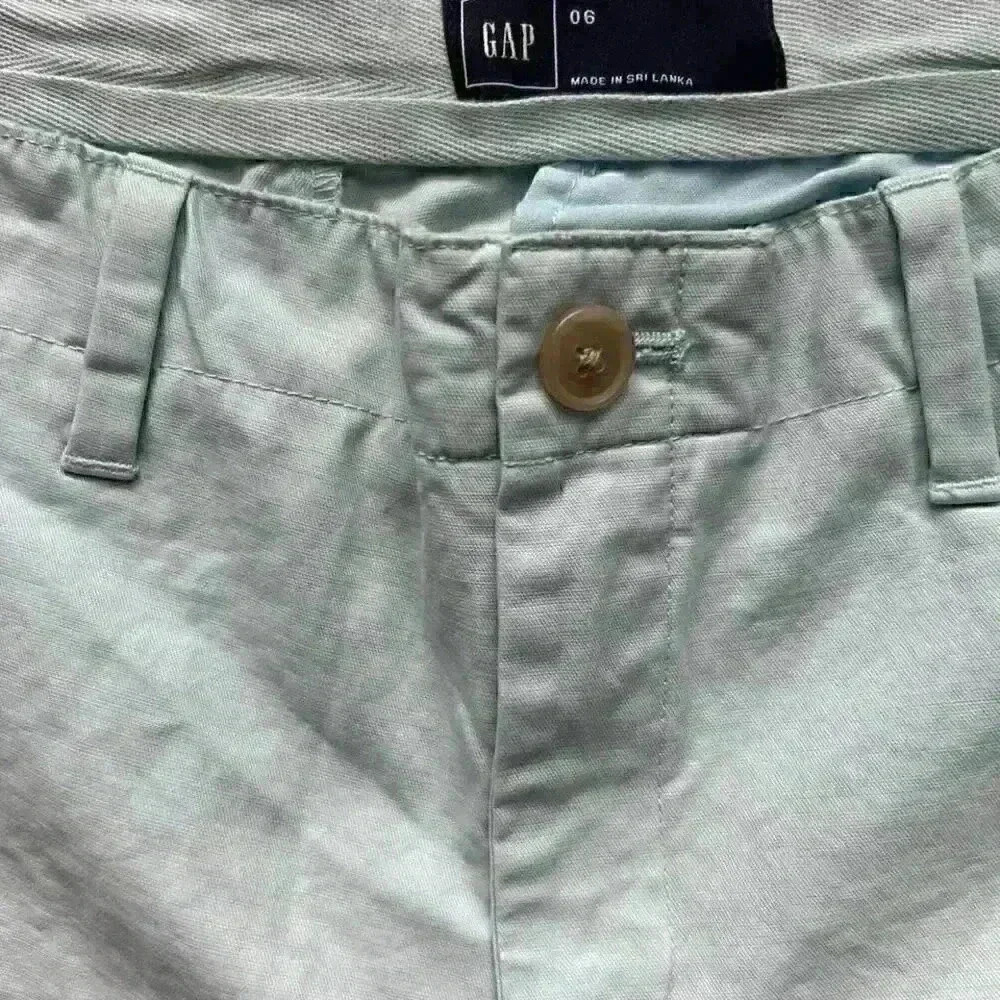 GAP Shorts With Pockets Size 6 Gray/Blue Blue - Picture 5 of 6